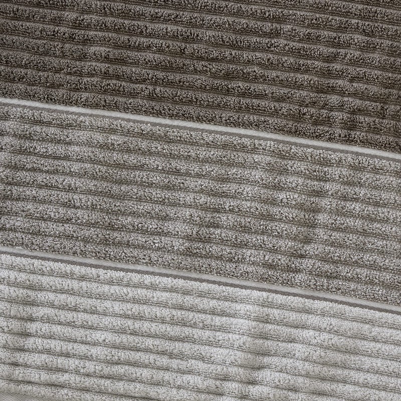 SKL Home Planet Ombre 100% Turkish Cotton Premium Bath Towel, 600 GSM, Soft & Absorbent, Taupe - Image 3